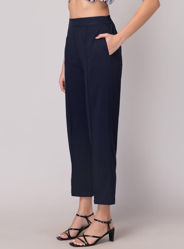 FABALLEY Women Solid Trousers