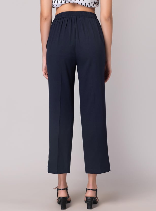 FABALLEY Women Solid Trousers