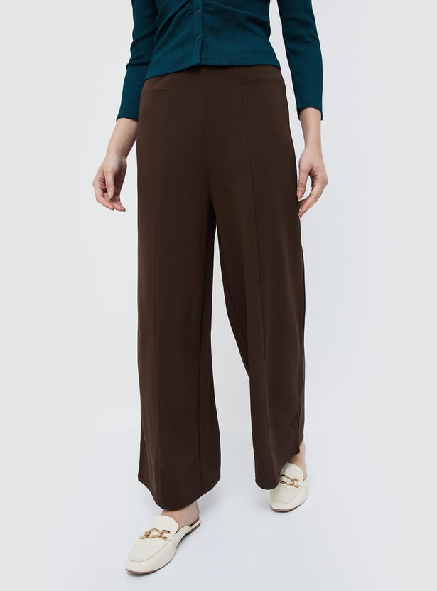 CODE Women Solid Trouser