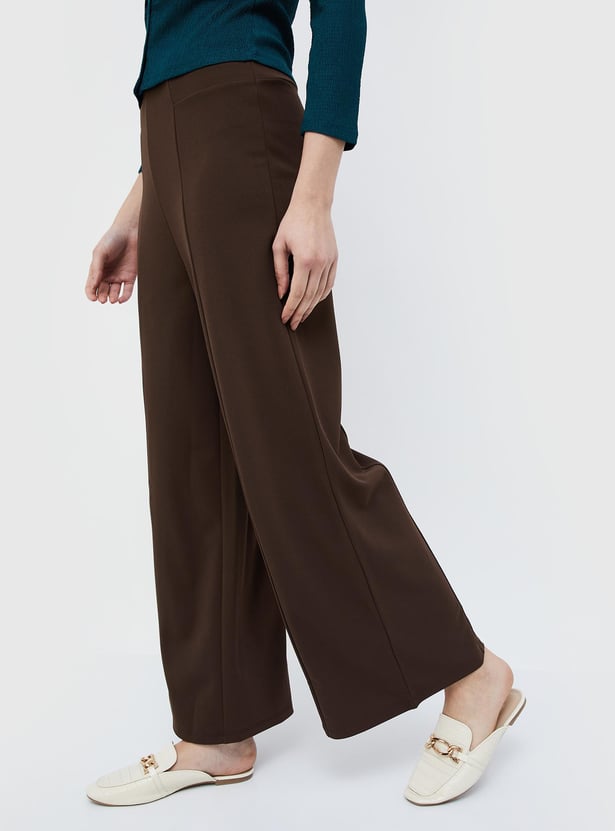 CODE Women Solid Trouser