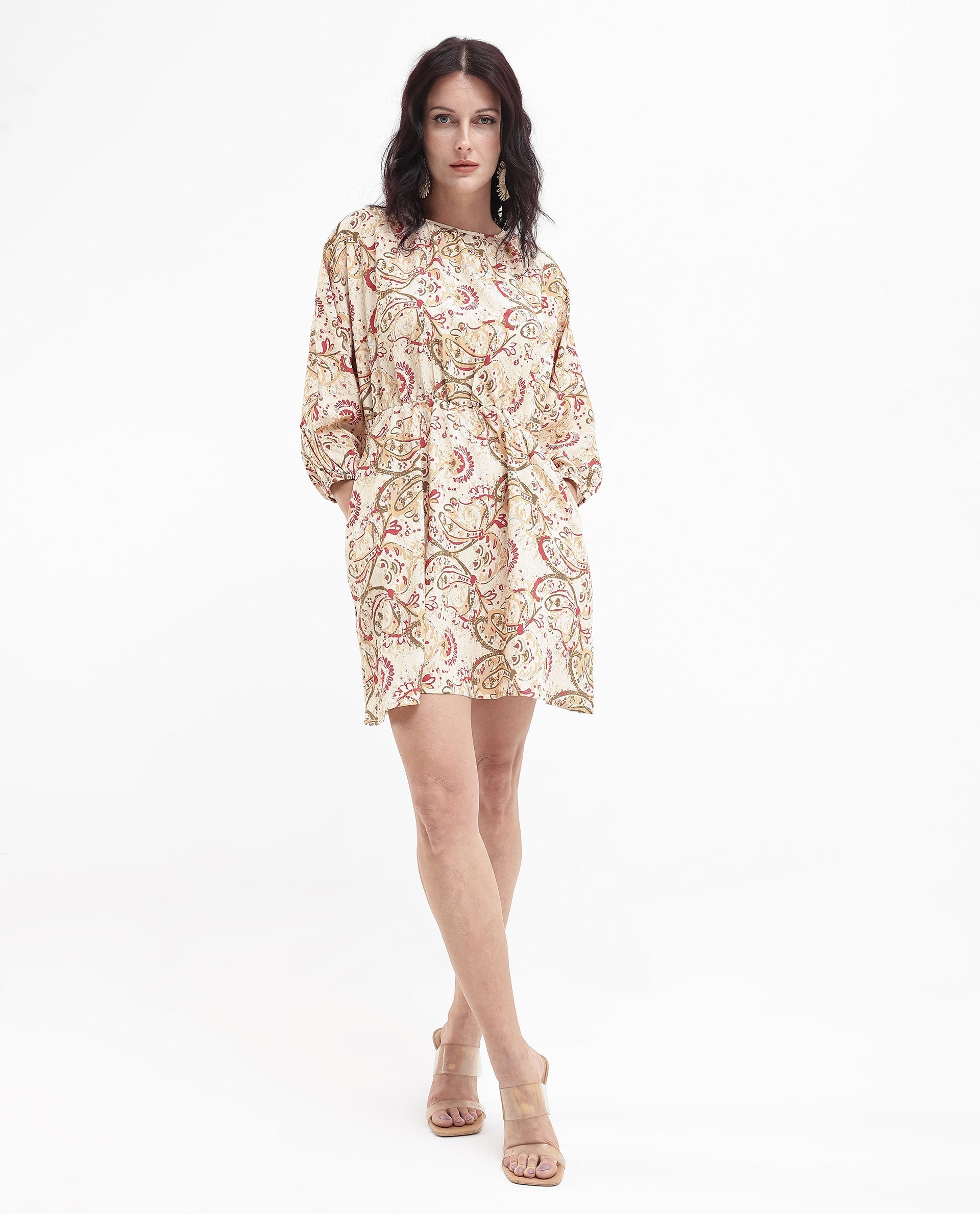 Womens Mellona Multi Paisley Print Dress