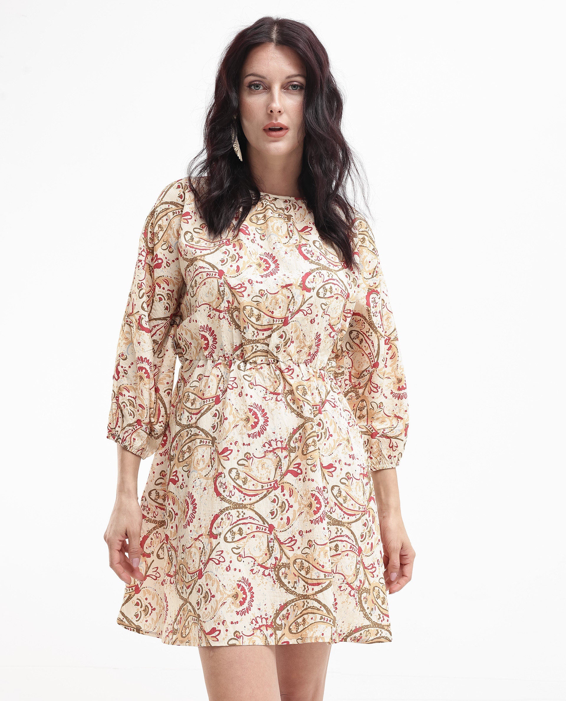 Womens Mellona Multi Paisley Print Dress