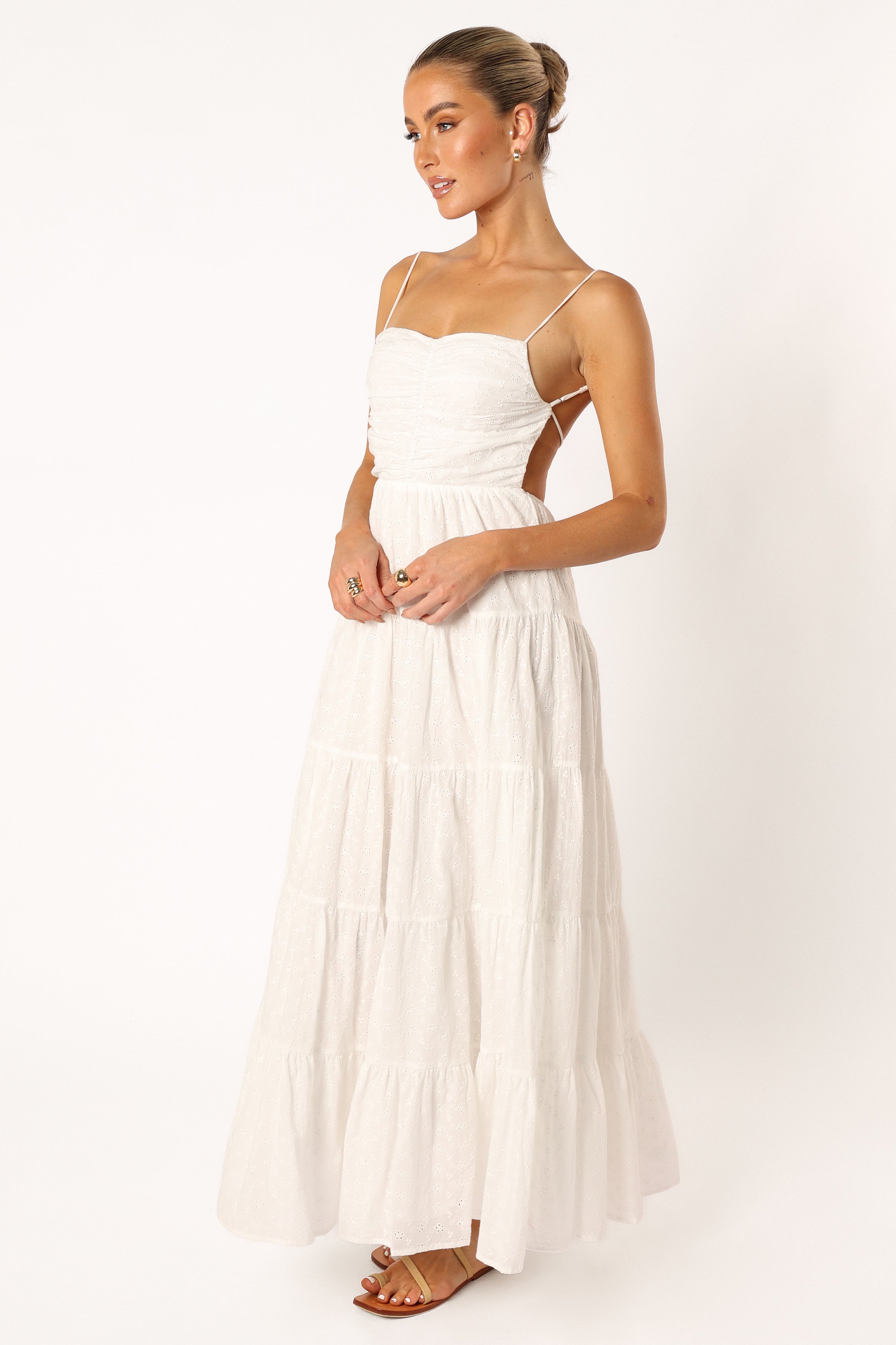 Wren Maxi Dress - White