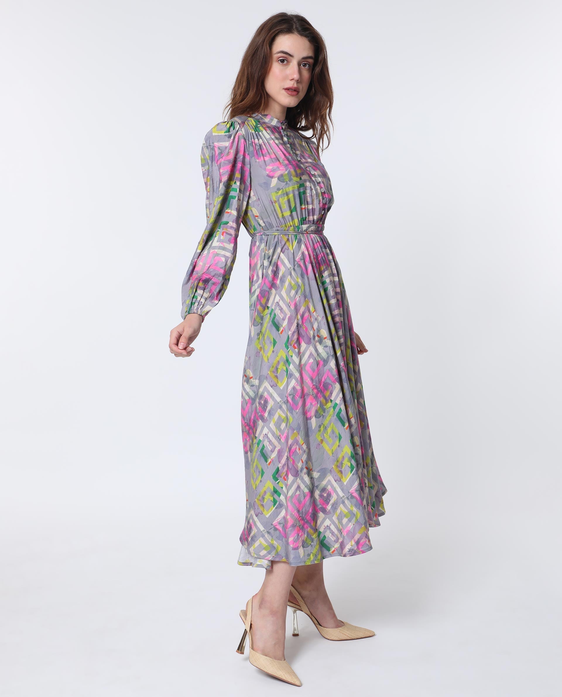 WOMEN'S AUSTIR MULTI DRESS PRINTED