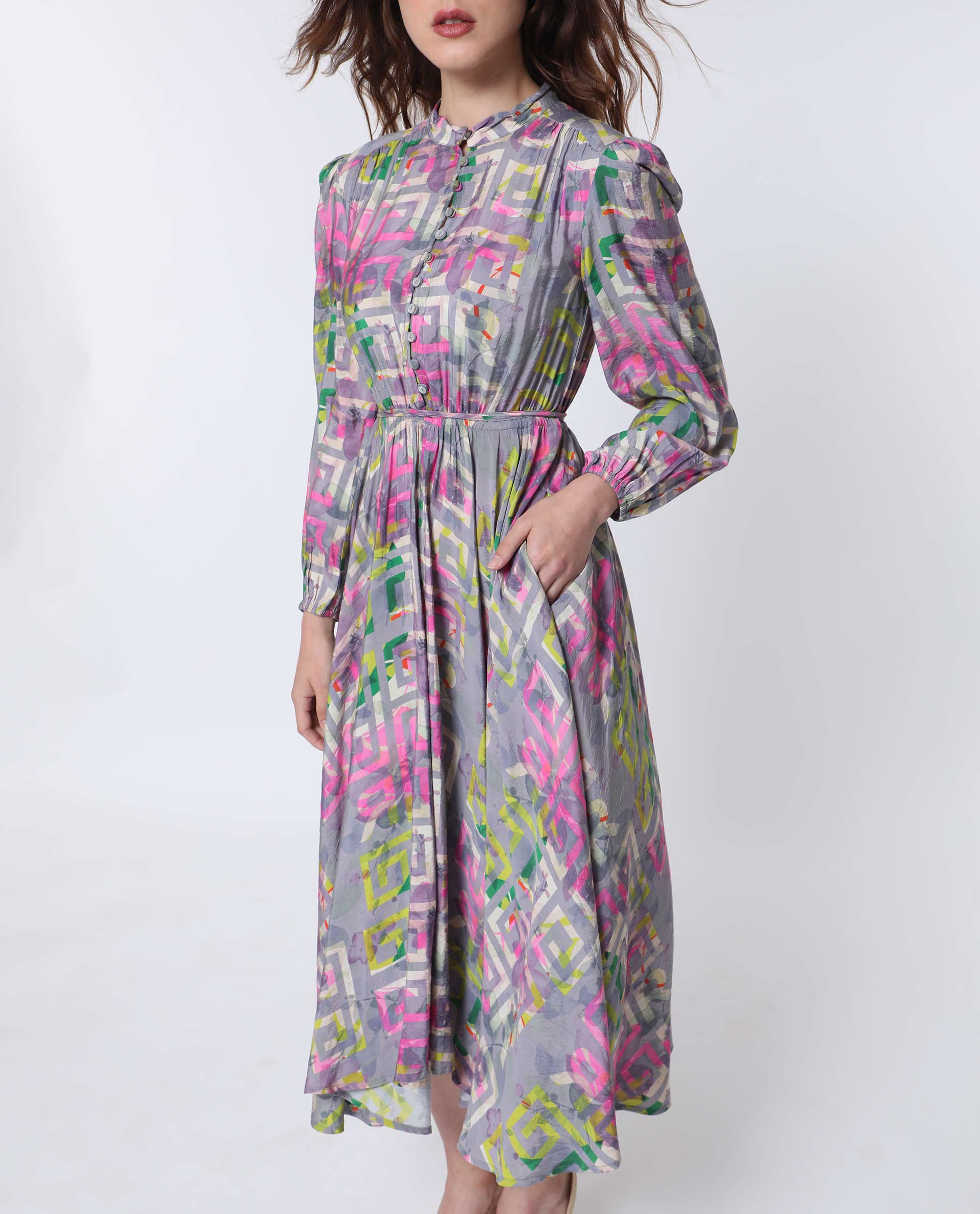 WOMEN'S AUSTIR MULTI DRESS PRINTED