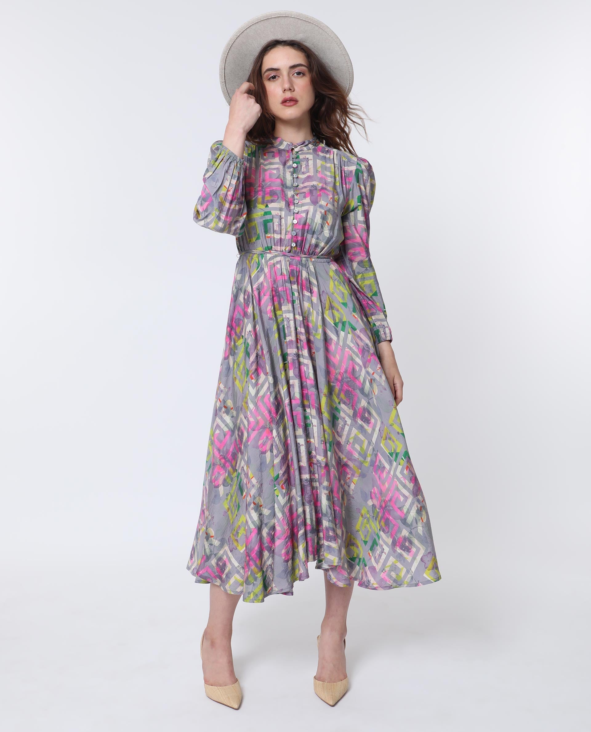 WOMEN'S AUSTIR MULTI DRESS PRINTED