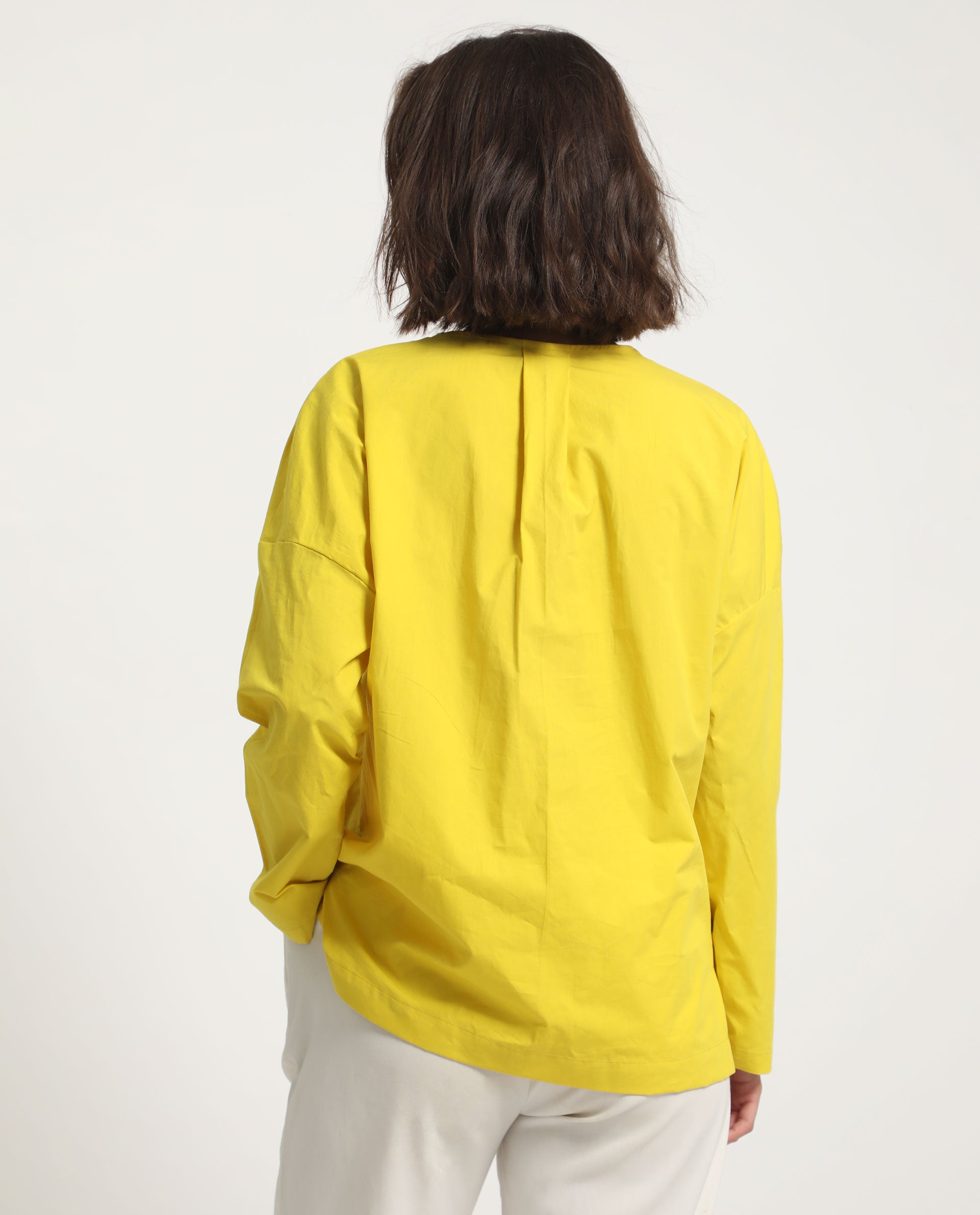 WOMEN'S BERGE YELLOW TOP SOLID