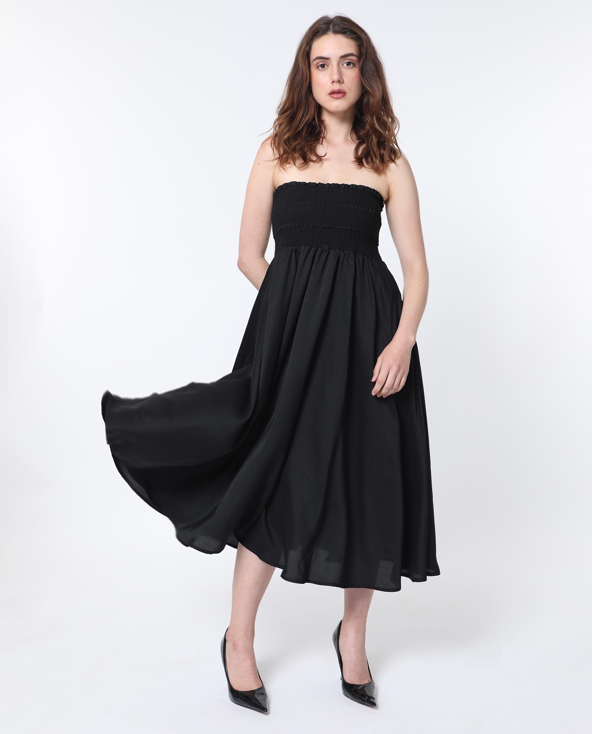 WOMEN'S GIMPEL BLACK DRESS SOLID