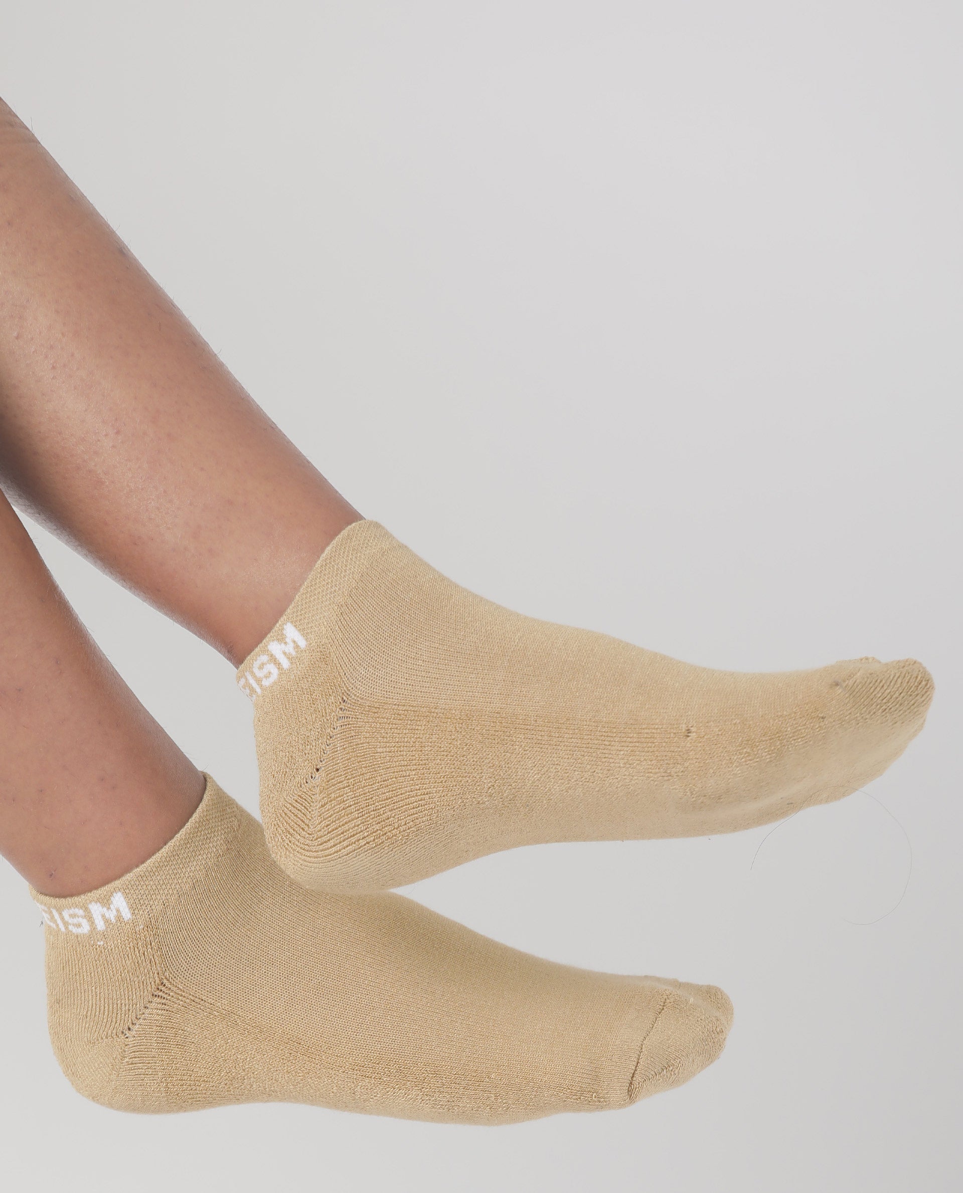 WOMENS Socks BEIGE ORGANIC BAMBOO FABRIC LOW ANKLE