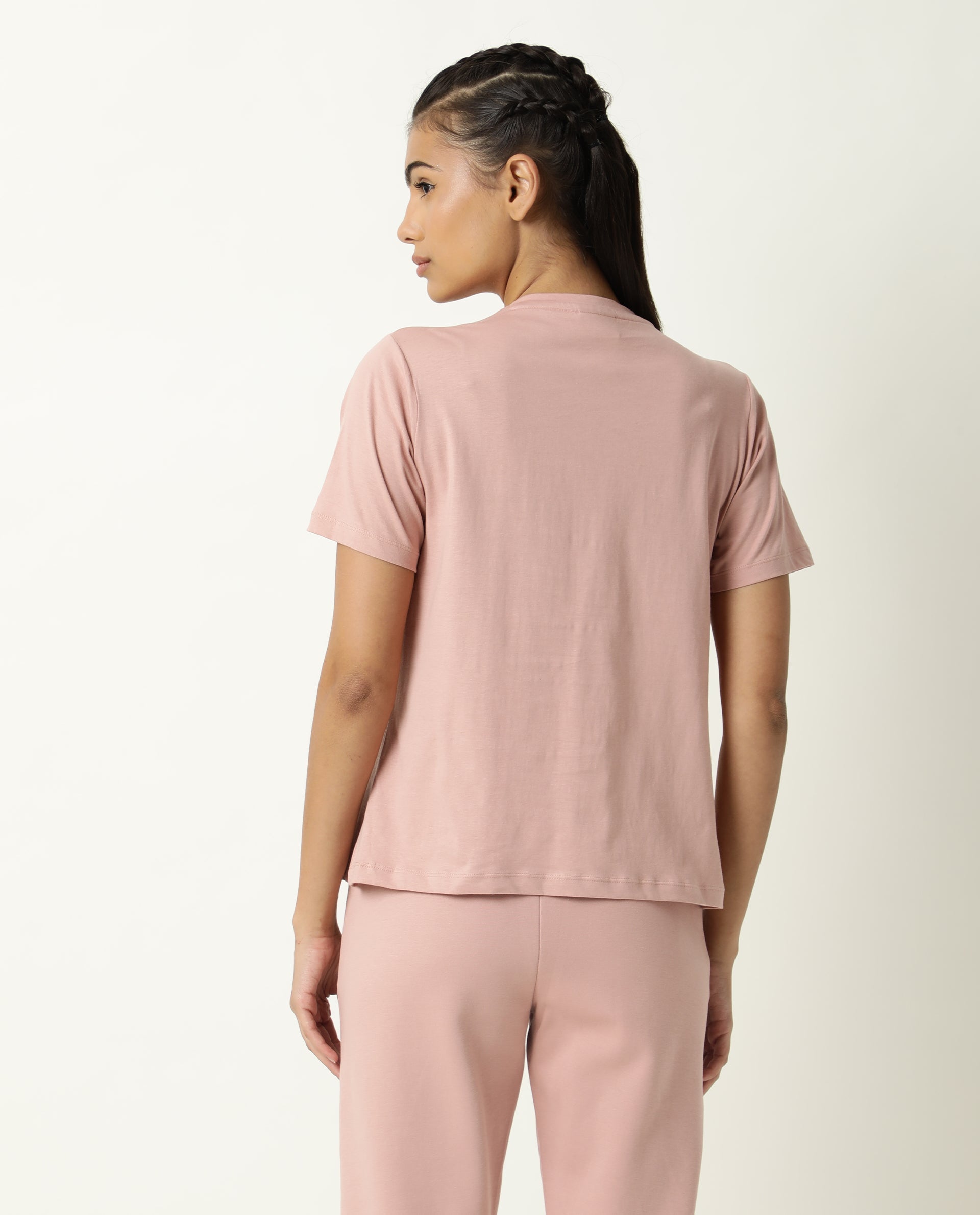 V-Neck Tee Ash Rose Women