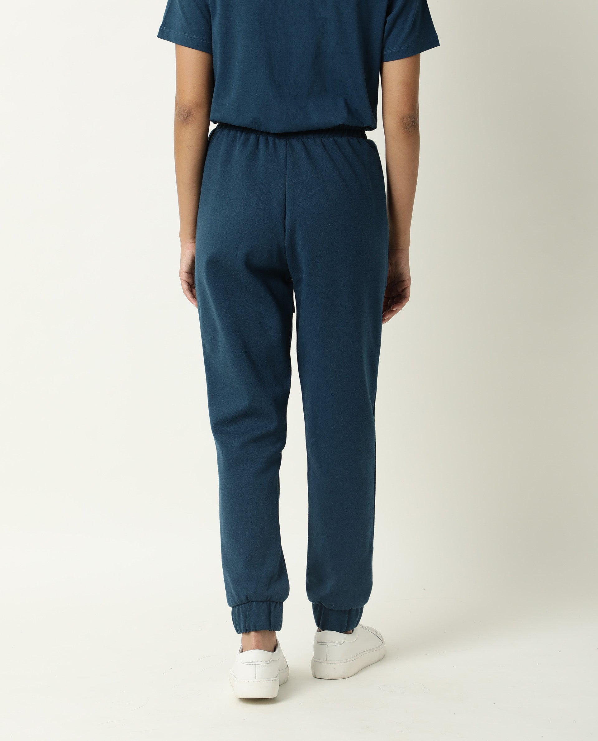 TRACK PANT OYSTER TEAL WOMEN