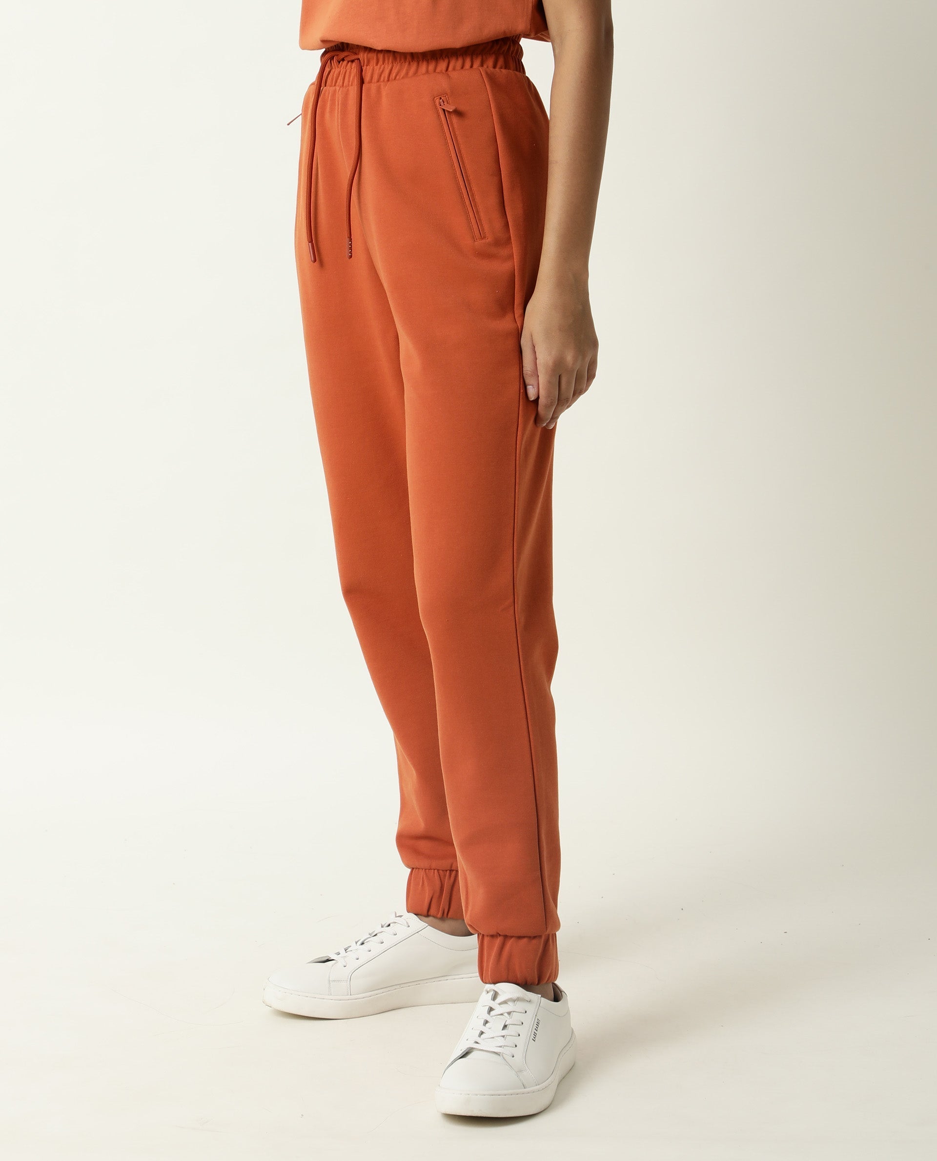 TRACK PANT TANGY ORANGE WOMEN