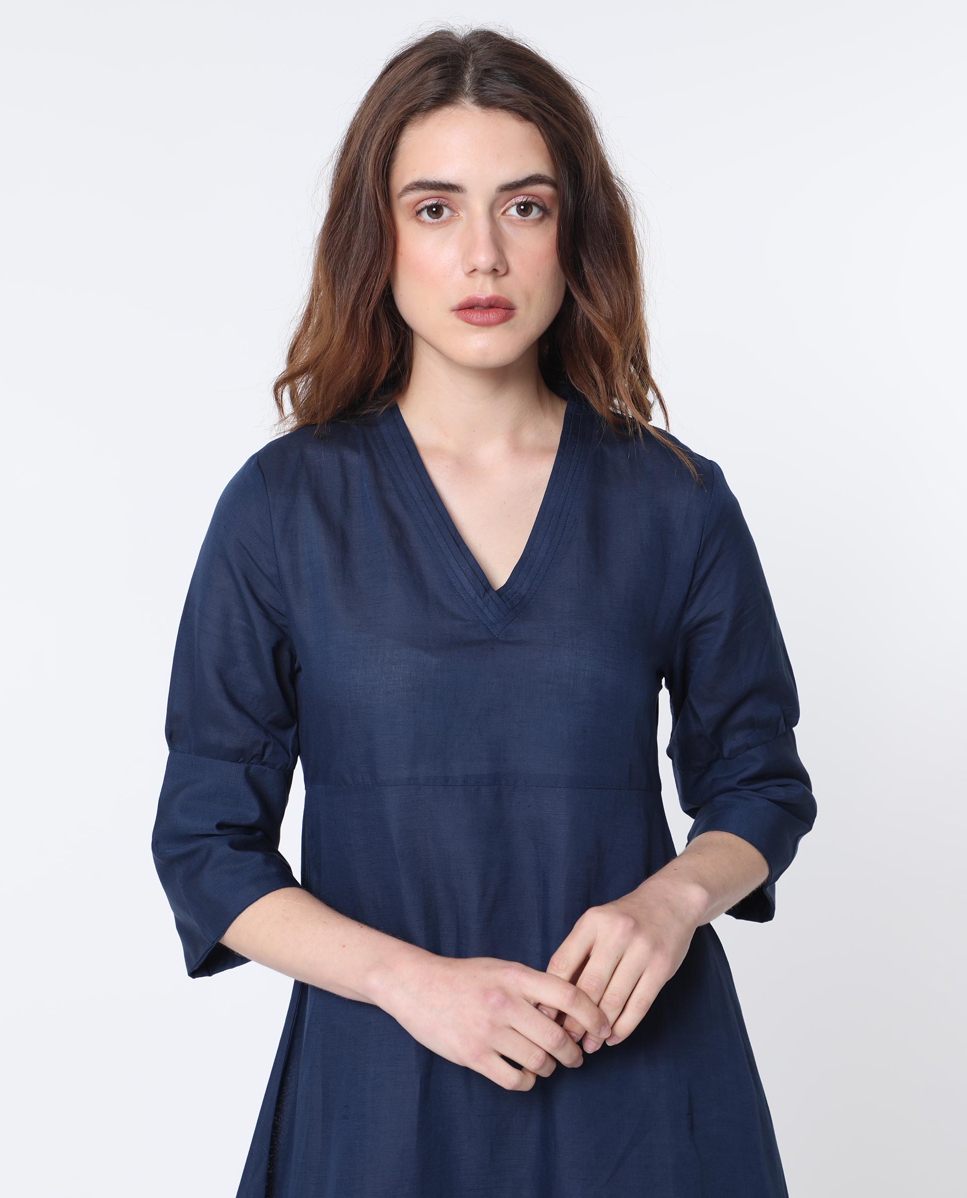 WOMEN'S KRICK NAVY DRESS SOLID