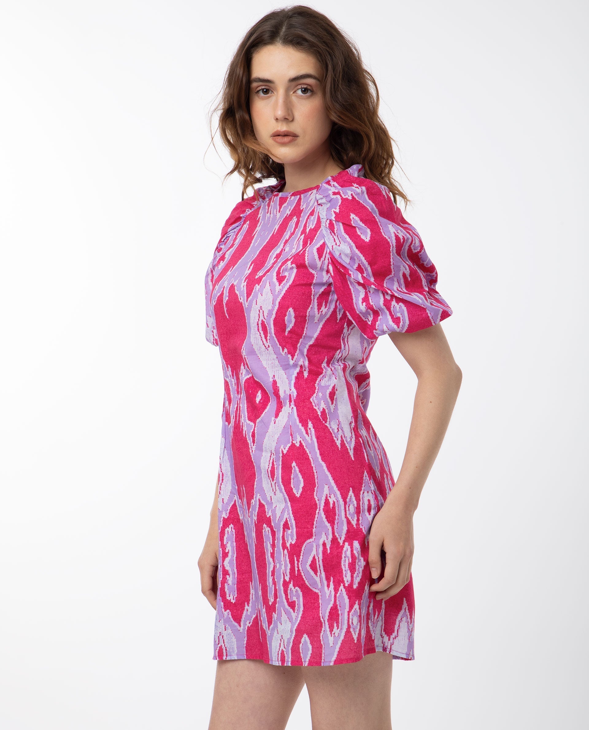 WOMEN'S ROAN PINK DRESS PRINTED