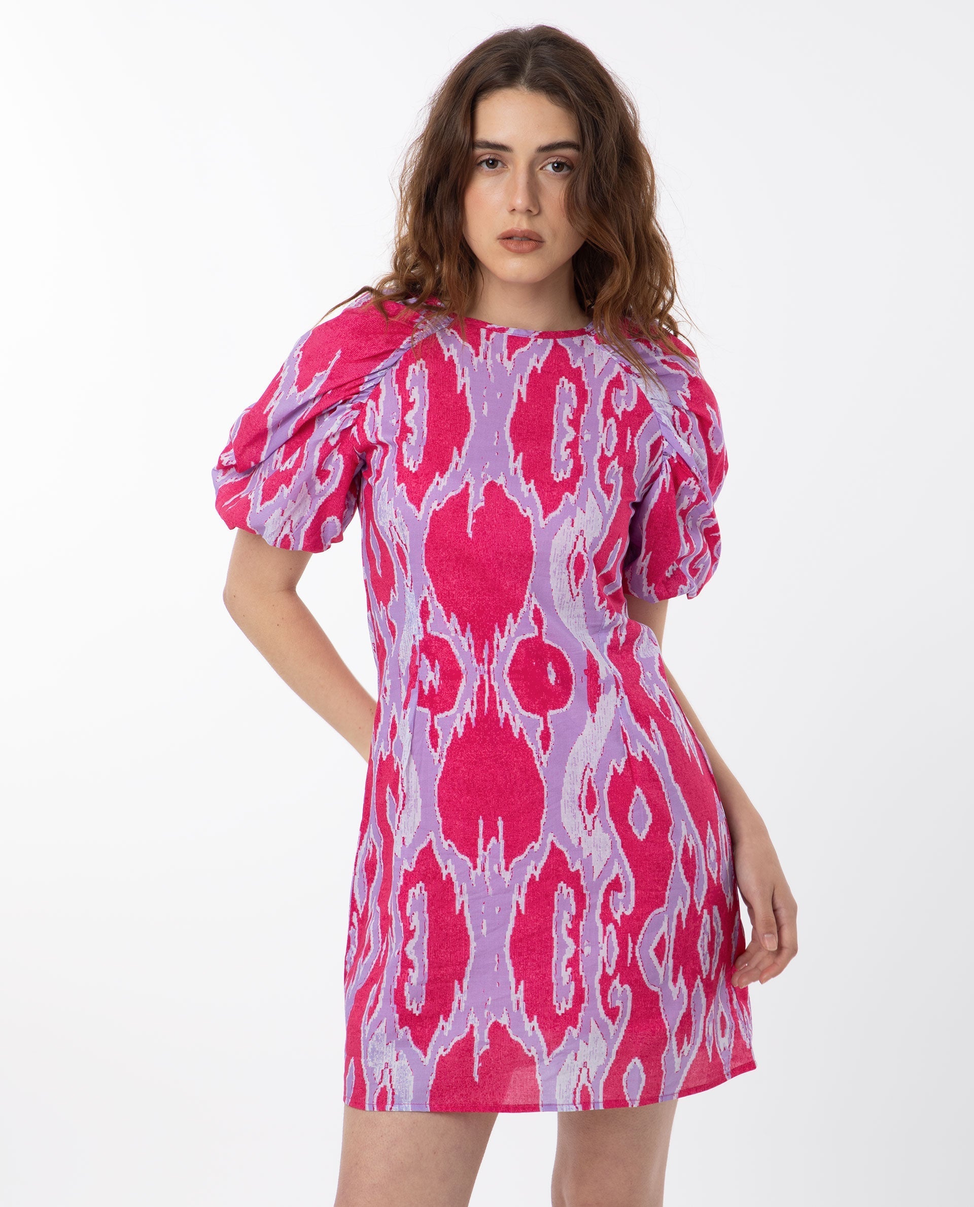 WOMEN'S ROAN PINK DRESS PRINTED