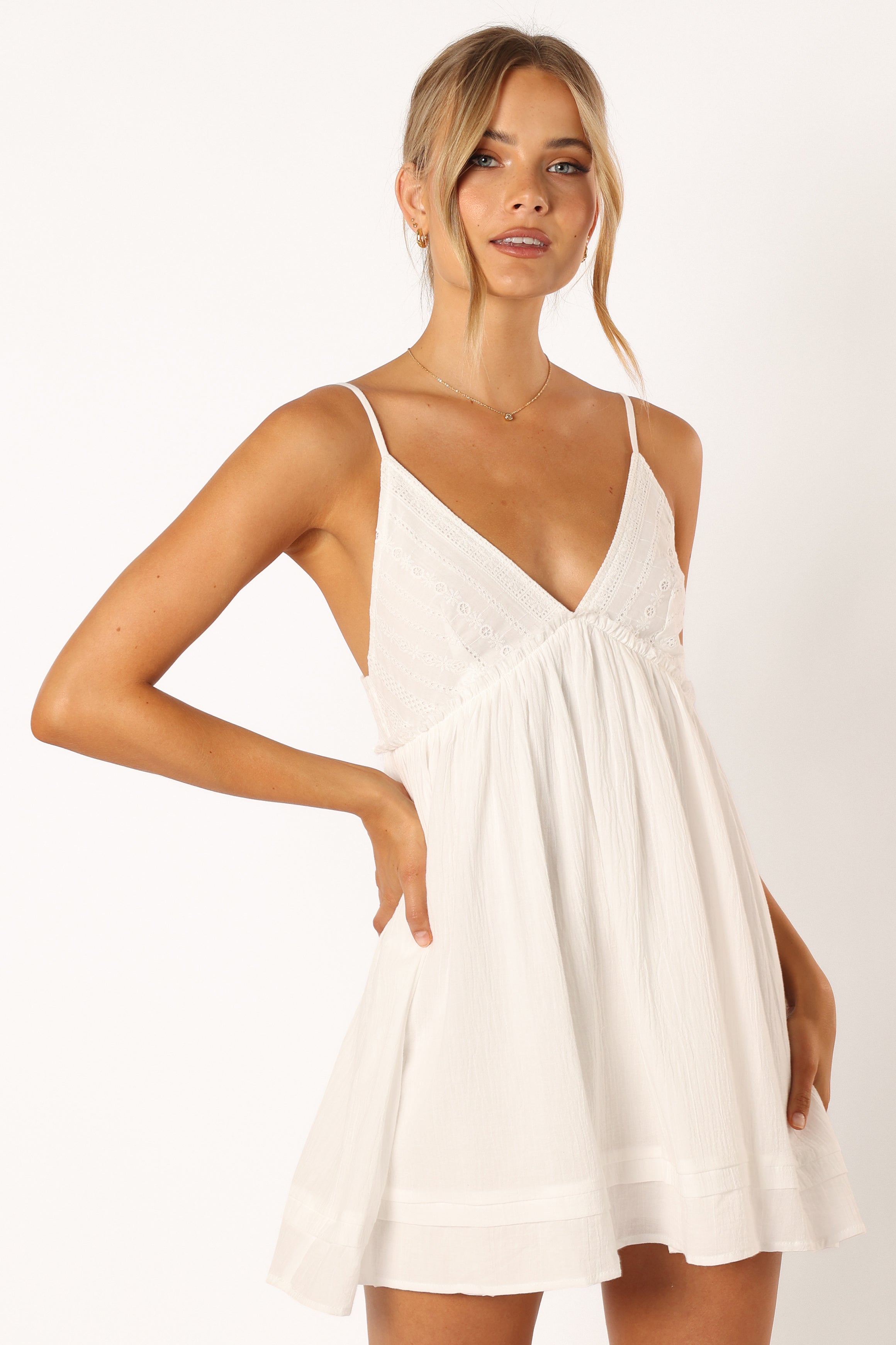 Yvette Mini Dress - White